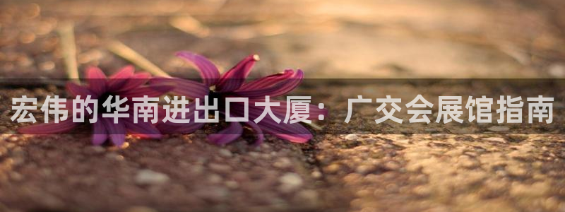 果博注册链接：宏伟的华南进出口大厦：广交会展馆指南