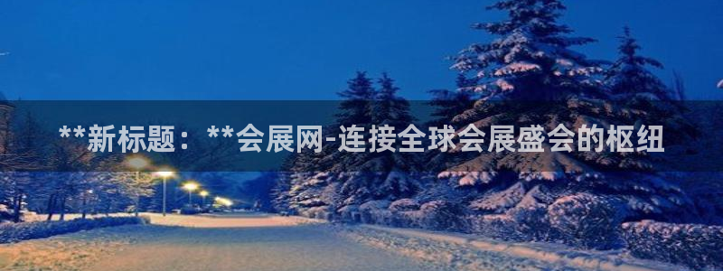 果博平台链接：**新标题：**会展网-连接全球会展盛会的枢纽