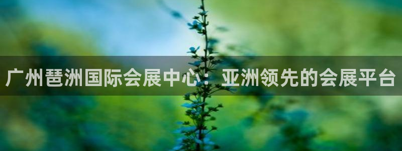 果博公司上分客服：广州琶洲国际会展中心：亚洲领先的会展平台