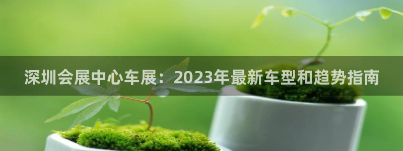 果博公司客服：深圳会展中心车展：2023年最新车型和趋势指南