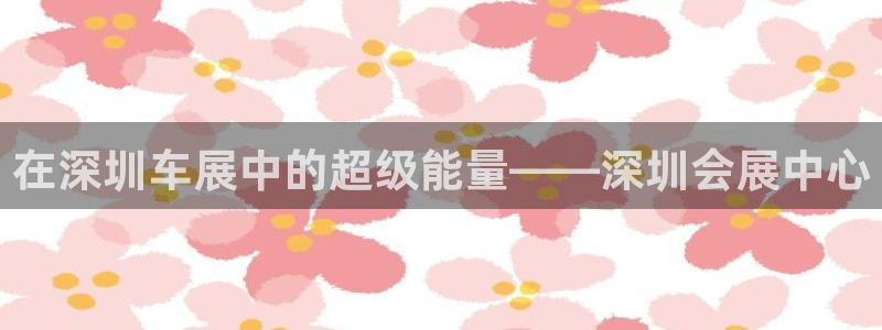 果博注册客服电话号码查询：在深圳车展中的